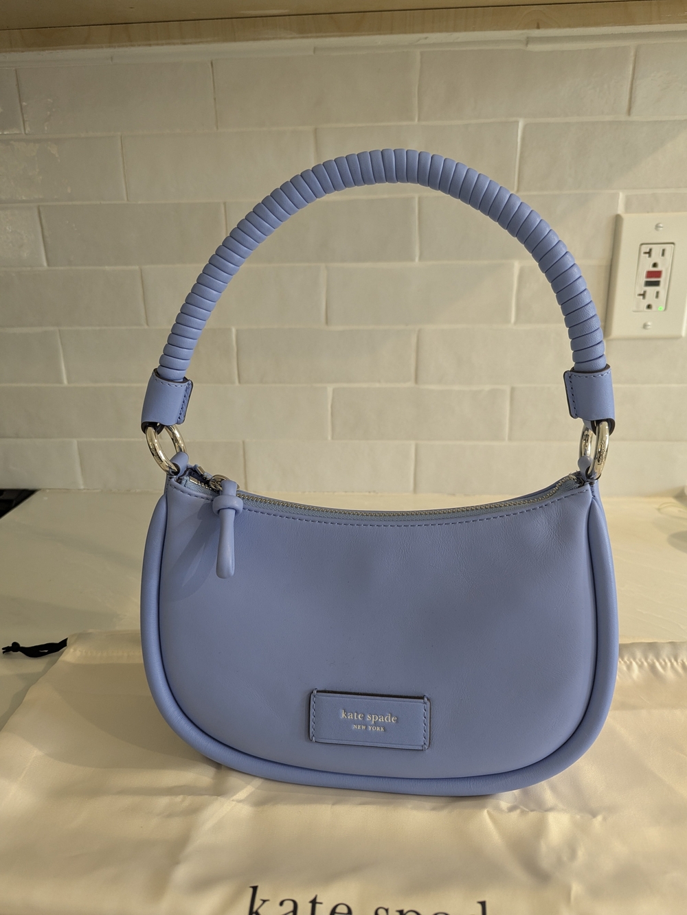 Kate Spade New York Loop Shoulder Bag Blue Like New